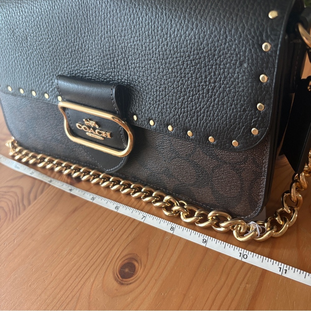 NWOT Coach Morgan Chunky Chain Shoulder bag - Picture 12 of 15